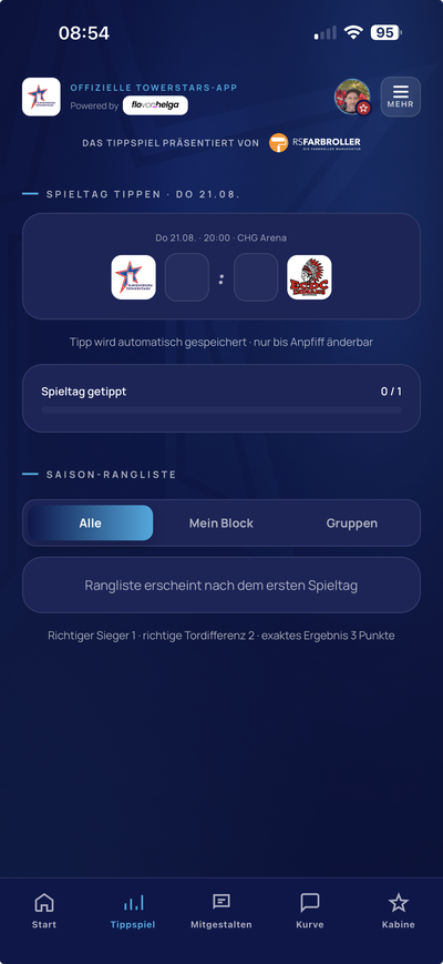 blocken App - Tippspiel